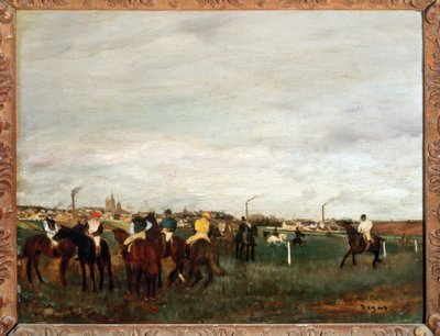 At the Saddle Place by Edgar Degas